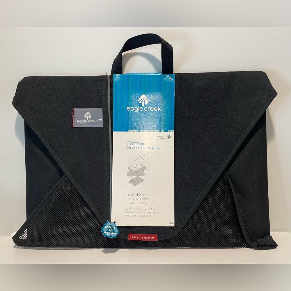 Eagle Creek Pack-It System Folder 18 Garment Packing Organizer in Black